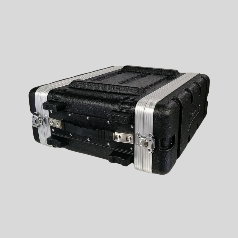 Depth 12.2 Inches 3U ABS Audio Plastic Chassis Microphone Receiver Amplifier Cabinet Flight Case.