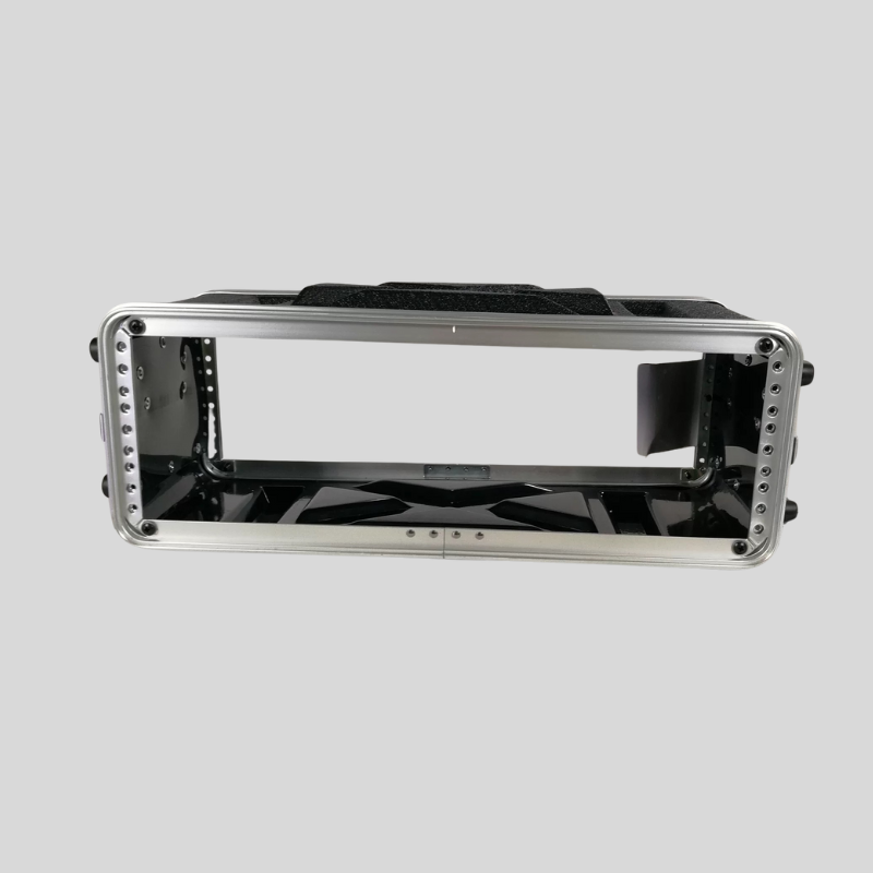 Depth 8 Inches 3U ABS Audio Plastic Chassis Microphone Receiver Amplifier Cabinet Flight Case.