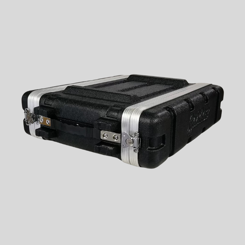 Depth 12 Inches 2U ABS Audio Plastic Chassis Microphone Receiver Amplifier Cabinet Flight Case.