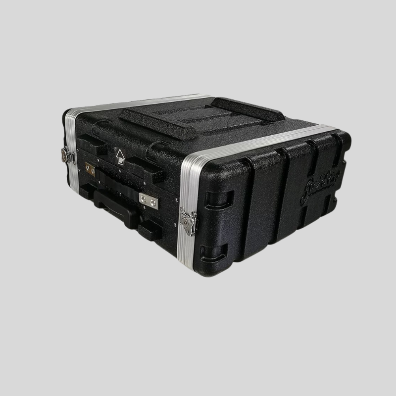 Depth 17 Inches 4U ABS Trolley Audio Plastic Chassis Microphone Receiver Amplifier Cabinet Flight Case.