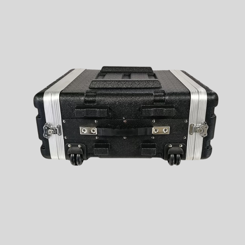 Depth 17 Inches 4U ABS Trolley Audio Plastic Chassis Microphone Receiver Amplifier Cabinet Flight Case.